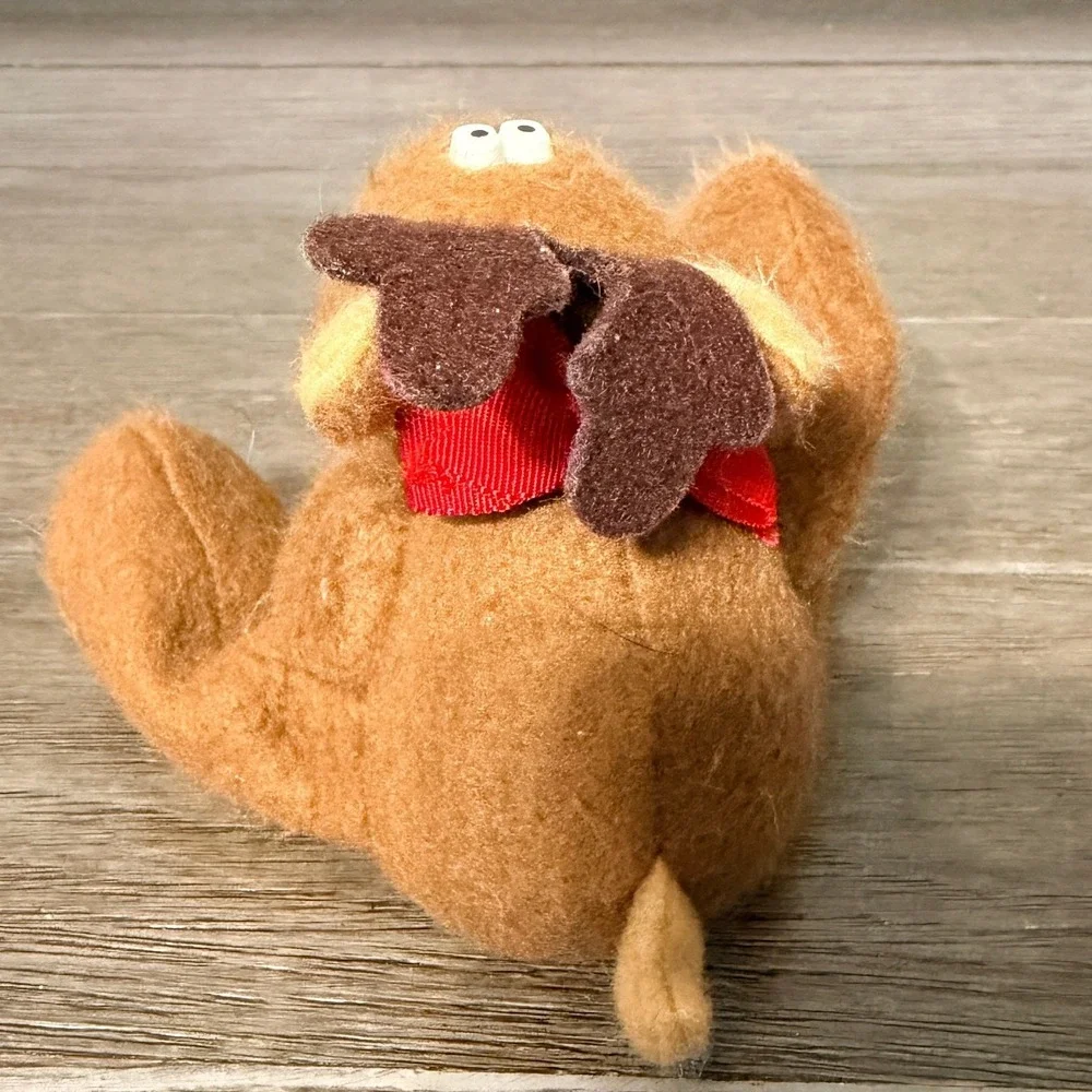 Vintage 1979 Hallmark Rodney Reindeer Plush Stuffed Animal Toy Christmas